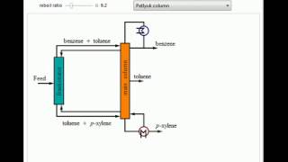 Operation of a Dividing Wall Column and a Petlyuk Column [upl. by Eelac]