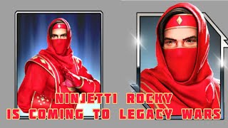 Power Rangers Legacy Wars Ninjetti Rocky coming to legacy wars [upl. by Viviana]