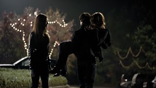 TVD 2x12  Damon and Elena find Rose and take her home she attacked people  Delena Scenes HD [upl. by Welby]