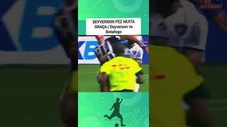 DEYVERSON FEZ MUITA GRAÇA  Deyverson vs Botafogo [upl. by Callan]