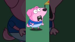 George dog pranks his friend animationmeme funnycartoon peppapigparody peppapig [upl. by Con]