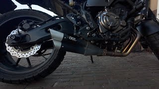 IXIL HYPERLOW XL Exhaust  XSR700  MT07 NO DB KILLER [upl. by Engenia]