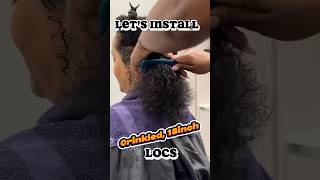 The ONLY Faux Locs Tutorial You’ll Ever Need fauxlocs softlocs hair diy hairstyle locs shorts [upl. by Yorker127]