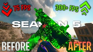 BEST Warzone PC Graphics Settings For Season 5🔧Boost FPS amp Improve Visibility [upl. by Adal483]