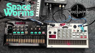 Jomolungma  Space worms Volca Sample  Volca FM [upl. by Yoral]