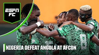 Nigeria reach AFCON SEMIFINALS How Ademola Lookman helped the Super Eagles past Angola  ESPN FC [upl. by Edgar880]