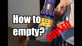 How to Open and Empty the Dyson V10 V11 V12 [upl. by Chaworth]