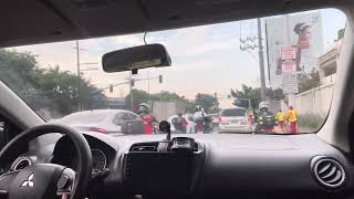 POV Manila Streets Heavy Traffic Mirage HB 2024 [upl. by Parnas]