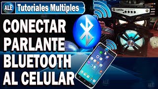 Como Conectar Un Parlante Bluetooth Al Celular – Vincular El Equipo Sonido Al Telefono [upl. by Krishnah]