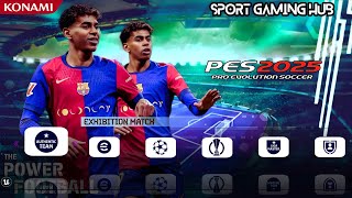 PES 2025 PPSSPP  eFootball PES 2025 PPSSPP sportgaminghub [upl. by Norym129]