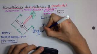 Resistência dos Materiais II  Resmat TorqueTorçãoTensão Máxima  1117 [upl. by Howell986]