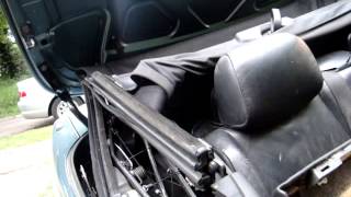 BMW E36 CONVERTIBLE ROOF PROBLEM 320I 94 [upl. by Rosanne]