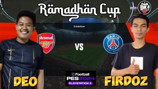 DEO VS FIRDOZ  PES 24 PS3 THR CUP DK4 OFFICIAL [upl. by Yhtak]