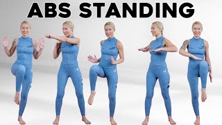 SMALLER WAIST amp FLAT BELLY 30 Min Home Workout Abs Standing No Jumping Tabata Workout [upl. by Tamis85]