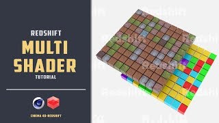 Redshiftc4d Multishader CINEMA 4D TUTORIAL [upl. by Daraj]