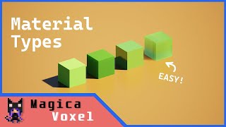 Magicavoxel Tutorials  Material Types [upl. by Corney]