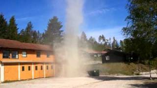 dust devil storm in norway vrådal [upl. by Orelle]