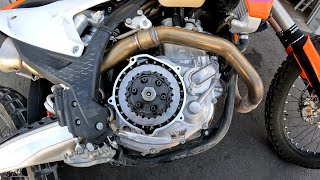 First problem on the 2024 KTM 500 EXCF 2600 Miles 80Hours [upl. by Aivatco]