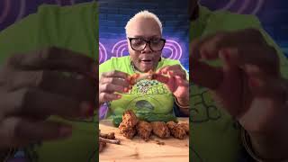 Fried Chicken Wings Mukbang friedchickenwings mukbang [upl. by Adnirol36]