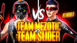 Mezotic Vs Slider 🥶🔥 The Most awaited Challenge in Pubgm History [upl. by Bohlen]