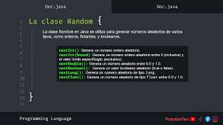 Curso de Java 2024  Clase Random  JAVA para principiantes [upl. by Fradin]