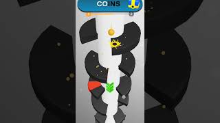 Helix jump gameplay helixjumpandroid helixjumpgame helixjumpios helixjump helix shorts game [upl. by Salhcin]