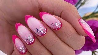 Gel Baby boomer nails Manicure tutorialeasy baby boomer nails with gel polish [upl. by Mungam]