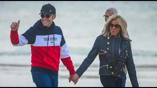 Brigitte Macron  à Brégançon sa fille Laurence et son chéri Matthieu nagent en plein bonheur [upl. by Bergerac]