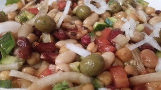 3minutes mix beans salad for weight loss [upl. by Korenblat757]