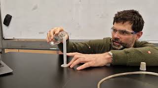 Measuring rate of reaction using calcium carbonate and hydrochloric acid [upl. by Nyletak]