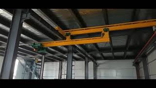 Telescopic Overhead Crane Customized Single Girder Overhead Crane [upl. by Ative]