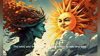 The sun and wind  The wind and sun tale  suraj or hawa ki kahani  the sun shin Kahaniweaver [upl. by Clarey]