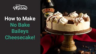 Easy No Bake Baileys Cheesecake [upl. by Jacquelin]