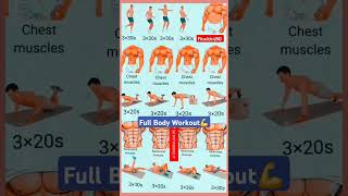 Full Body Workout at home fullbodyworkout fitness workoutathome [upl. by Kliman]