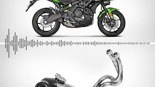 Akrapovic SOUND Kawasaki Versys 650 1718 scarico completo Racing omolgato [upl. by Simonsen]