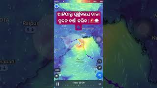 ଓଡିଶା ସାଇକ୍ଲୋଥନ୍ ଡାନା ଅପଡେଟ୍ cyclone dana ytshorts trending news breakingnews [upl. by Eliak]