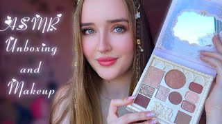 ASMR🌸LOFI распаковка💓урок макияжа 💄 [upl. by Anneh]