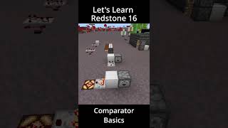 Lets Learn Redstone with OmLedu  16 Comparator Basics  Minecraft Bedrock Redstone Tutorial [upl. by Nimajaneb]