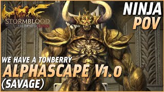 FFXIV Omega  Alphascape V10 Savage O9S  NIN POV  Min ilvl  We Have a Tonberry [upl. by Nikolaus]