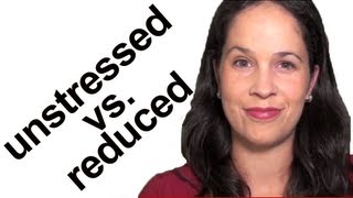 American English Word Stress Unstressed vs Reduced syllables [upl. by Sherman]