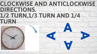 Clockwise and Anticlockwise direction 12 turn13 turn and 14 turn  CLASS 4  CBSE  NCERT [upl. by Ahsaten]