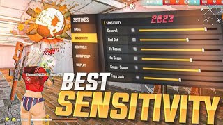 ONLY RED NUMBER SENSITIVITY 😱  101 HEADSHOT SETTINGS 😨  ONLY 1 TAP SETTING 🤯 [upl. by Araldo600]