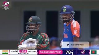 Hardik pandya batting highlights 50 runs 11 balls fastest fifty RECORD 66666  INDvsAFG 2024 [upl. by Azitram]