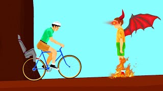 My SON Become a GHOST in HAPPY WHEELS [upl. by Levana641]