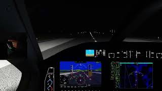 Namsos  Norway RNAV Approach and landing RNW 25 DaherSocata 930 MSFS [upl. by Launam]