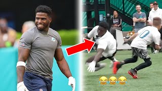 Tyreek Hill Gets Embarrassed By Youth Campers [upl. by Animaj]