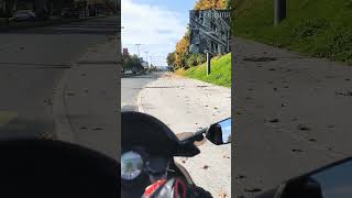 65 on BMW S1000RR flyby Full Titanium Akrapovic exhaust [upl. by Araihc]