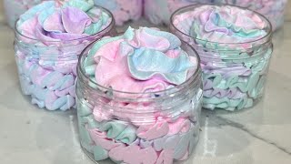 Asmr piping whipped soap and body butter compilation Sounds to relax and sleep to [upl. by Toll]