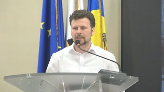 Dan Perciun plata salariilor pedagogilor din municipiul Chișinău Conferință de presă [upl. by Silber]