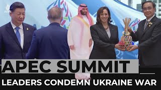 APEC Summit Most AsiaPacific leaders condemn Ukraine war [upl. by Hazel]